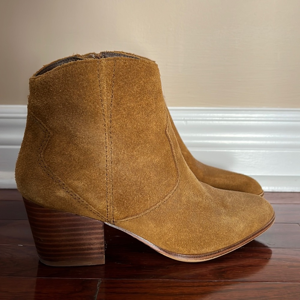 Also Brown Suede Booties